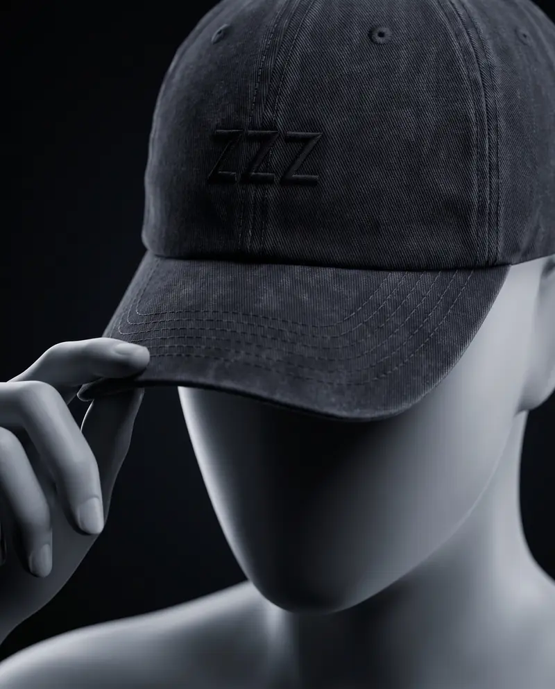 Detail: Lights Out Cap