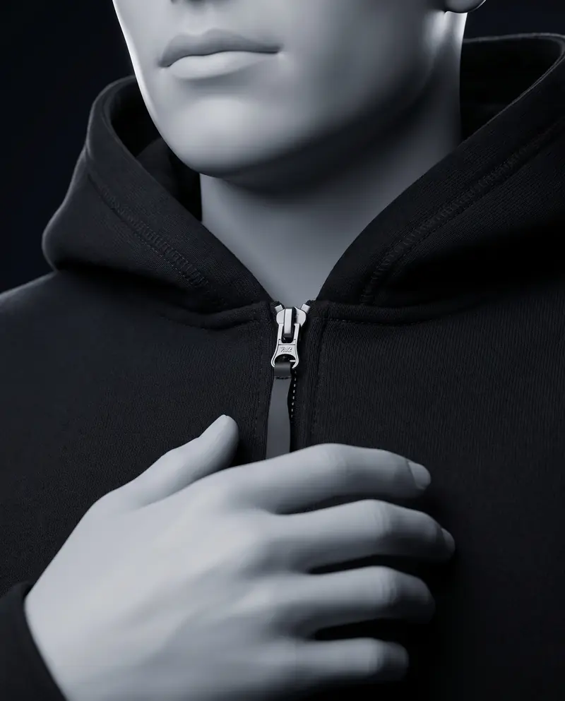 Detail: REM Zip Hoodie